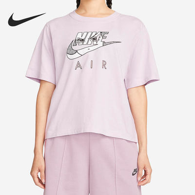 Nike/耐克正品新款卡通印花女子运动圆领短袖T恤DQ3269-530