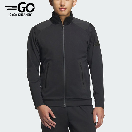 Adidas/阿迪达斯正品新款针织休闲男士经典立领夹克外套JM2004