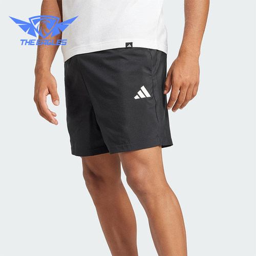 Adidas/阿迪达斯正品2025新款男士简约系带宽松梭织短裤JF1117