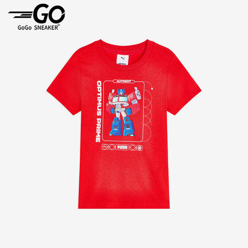Puma/彪马正品TRANSFORMERS变形金刚儿童印花T恤637627-11