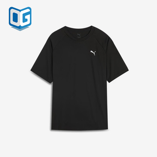 Puma/彪马nan新款男女黑色轻盈速干经典休闲短袖T恤689521-01