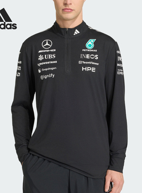 Adidas/阿迪达斯正品新款男黑色赛道清新自在经典保暖卫衣KT3872