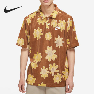 Nike/耐克正品当季新款男子运动翻领印花POLO衫T恤DM5033-204