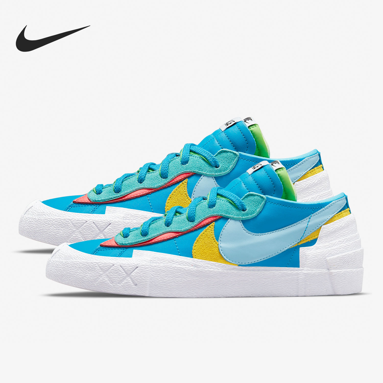 Nike/耐克官方正品休闲男女Blazer Sacai Kaws运动鞋 DM7901-400