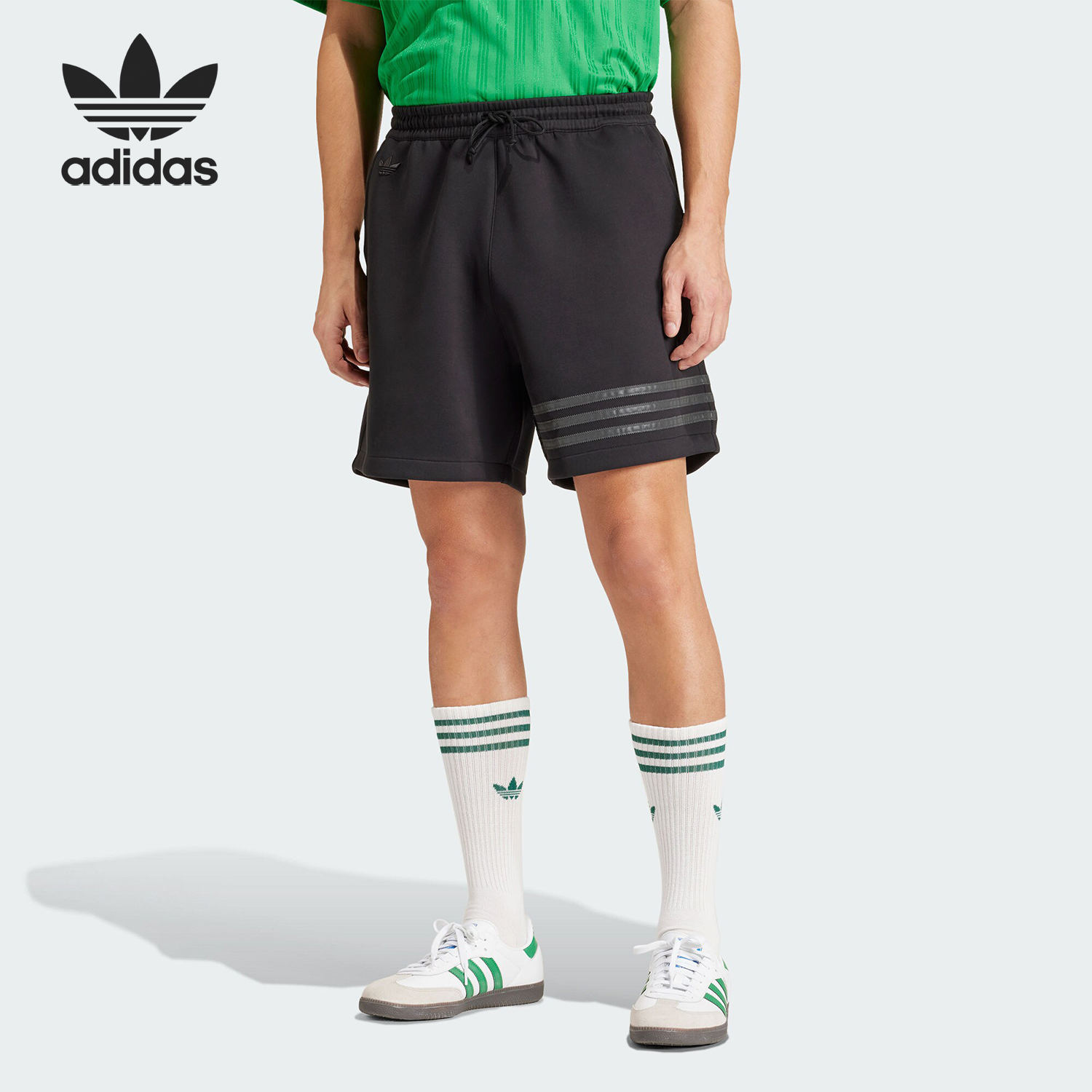 Adidas/阿迪达斯正品NEUCLASSIC SHOR男士透气运动短裤IR9430