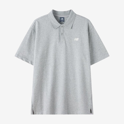 New Balance新百伦正品男运动透气套头短袖翻领衫MT6186UZ-GHM