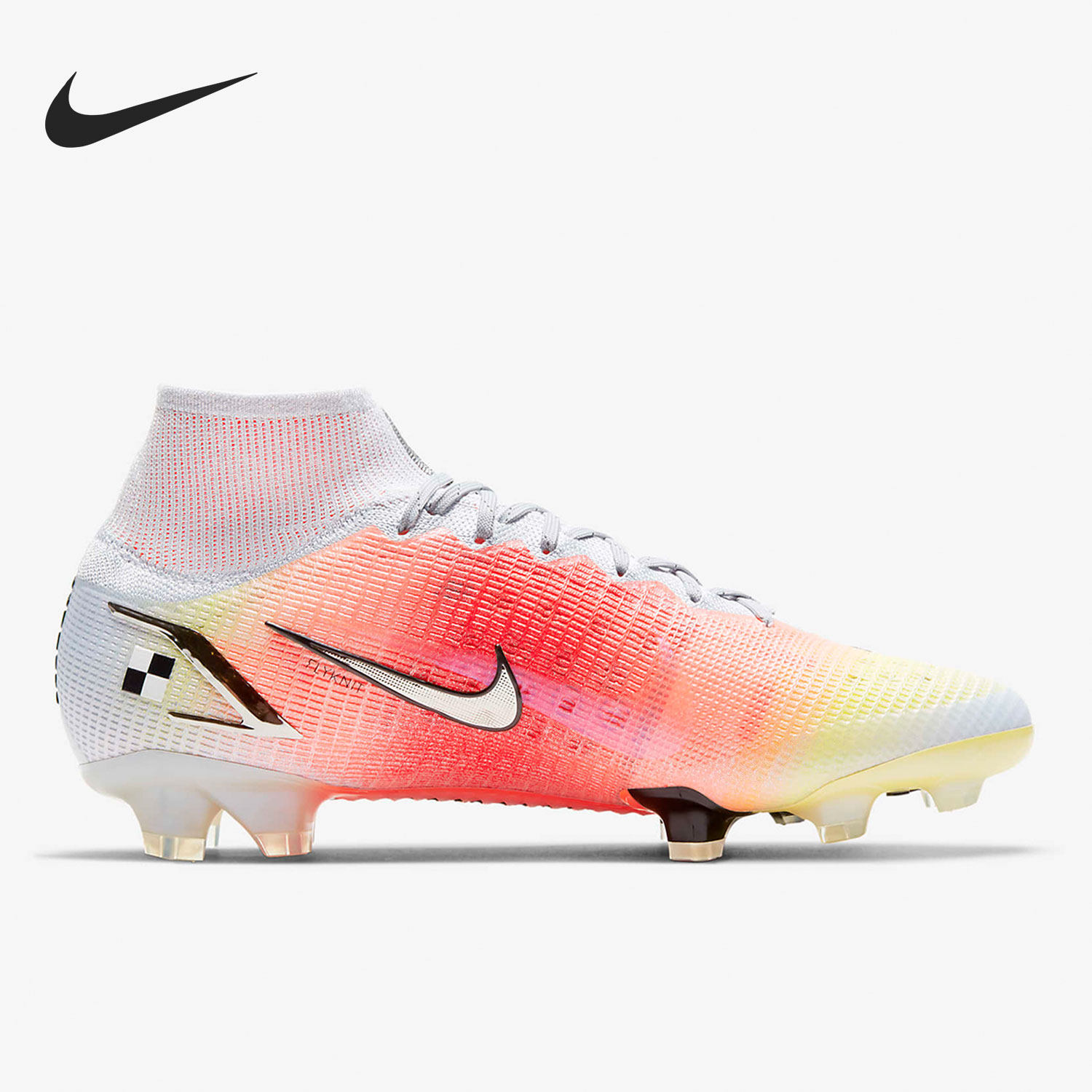 Nike/耐克正品刺客14 MDS004 FG高帮长钉天然草男子足球鞋 CV0959