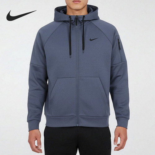 Nike/耐克正品2026男士加绒训练长经典拉链连帽外套DQ4831-491