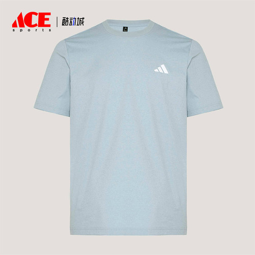 Adidas/阿迪达斯正品S SMALL LOGO T男女经典透气通勤T恤KU6402