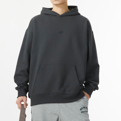 New Balance/NB正品新款男子户外休闲连帽卫衣套头衫AMT41325-ACK