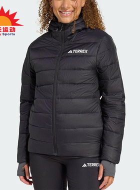 Adidas/阿迪达斯正品W MT ESS D HO J女士运动防风羽绒服KB2149