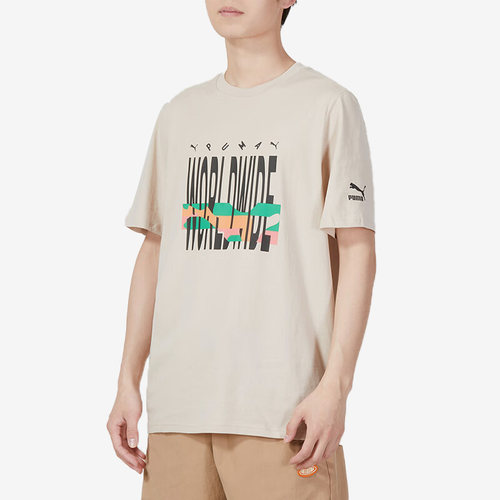 Puma/彪马正品夏季新款休闲男女运动短袖T恤622572-47