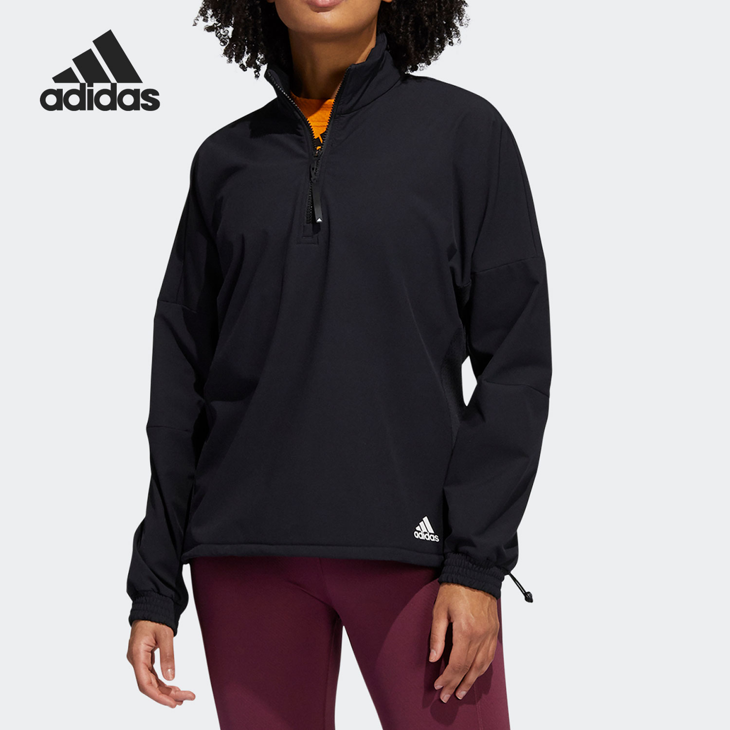 Adidas/阿迪达斯官方正品休闲女子时尚潮流运动夹克外套 GR8237