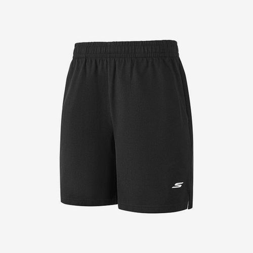 Skechers/斯凯奇正品夏季款女士刺绣简约松紧针织短裤P225W249