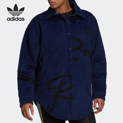 Adidas/阿迪达斯正品三叶草BLUE VERSION女子长袖外套 H20399