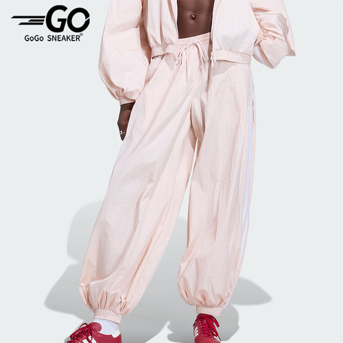 Adidas/阿迪达斯正品三叶草女士梭织经典休闲宽松气球裤KY5053