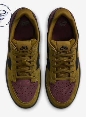 Nike/耐克正品SB Force 58男女轻便翻毛皮休闲低帮板鞋DV5477-008