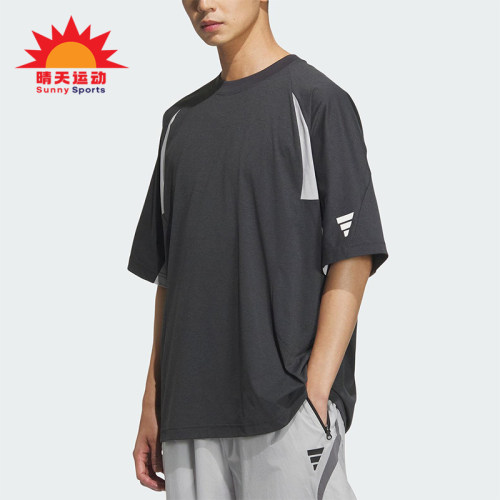 Adidas/阿迪达斯正品FOS T-SHIRT男士圆领透气宽松休闲短袖JY8056
