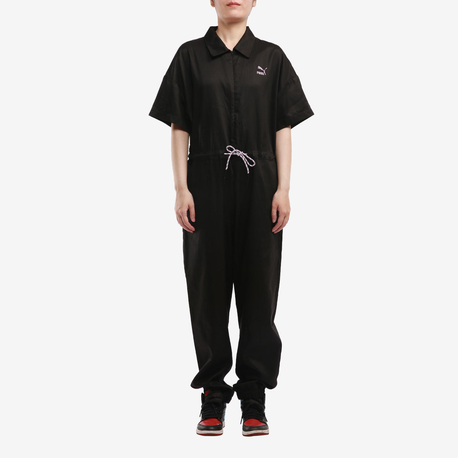 PUMA/彪马正品夏季女子翻领宽松舒适休闲运动套装533729-01