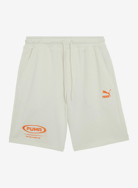 Puma/彪马男女同款秋冬季新款休闲运动复印花短裤627177-65
