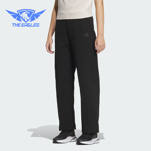 Adidas/阿迪达斯正品MT KN PNT女士针织直筒运动休闲裤JZ1661
