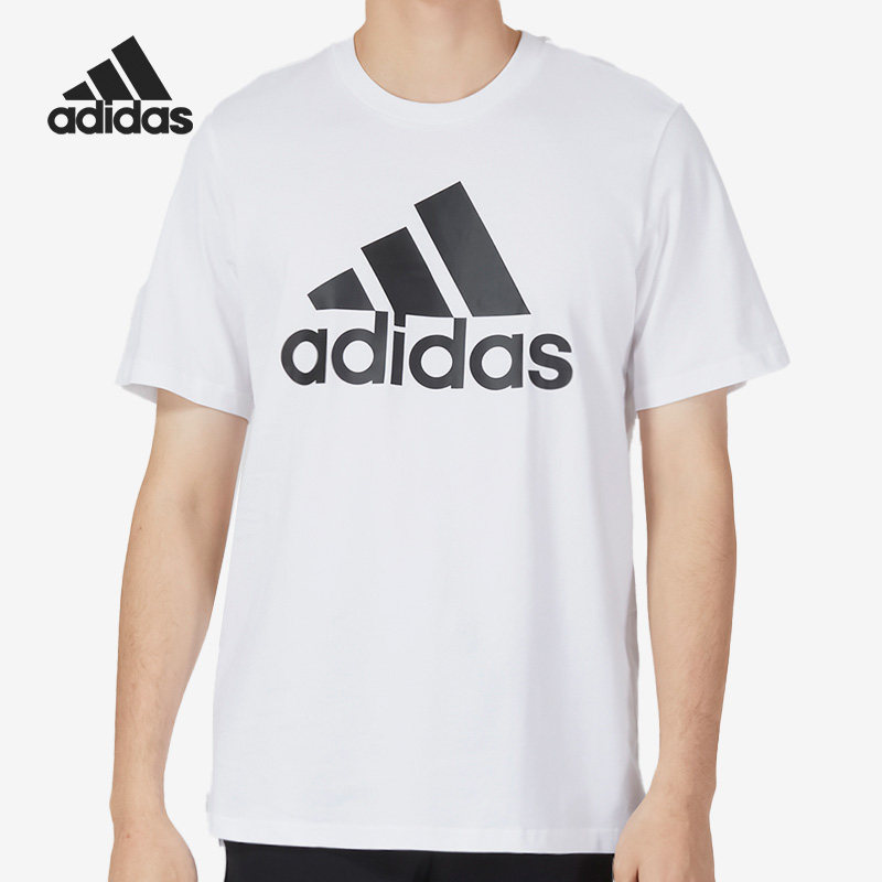 Adidas/阿迪达斯正品当季新款男士简约休闲短袖T恤IC9349