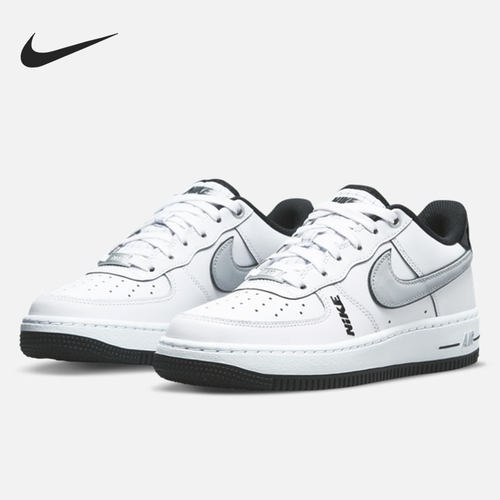 Nike/耐克正品Air Force 1 Low LV8女子GS大童板鞋DO3809-101