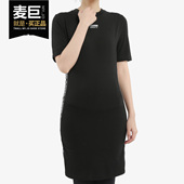 EC0752 三叶草女子运动休闲双标logo连衣裙 Adidas 阿迪达斯正品