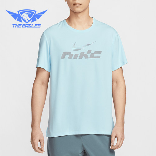 Nike/耐克正品2025男士圆领简约经典跑步健身短袖T恤IB4128-474