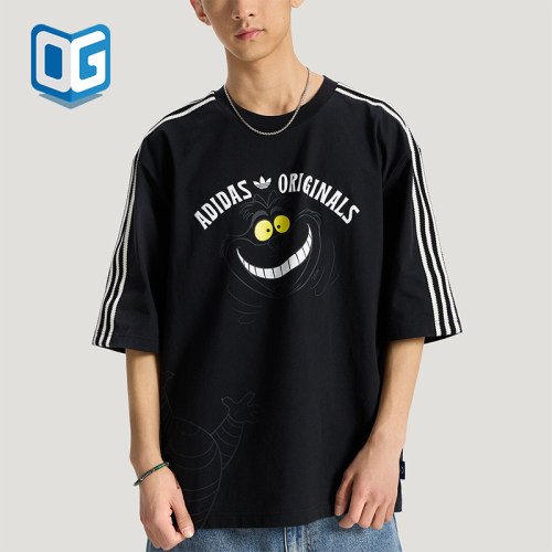 Adidas/阿迪达斯正品三叶草男女圆领舒适运动短袖T恤KX5312