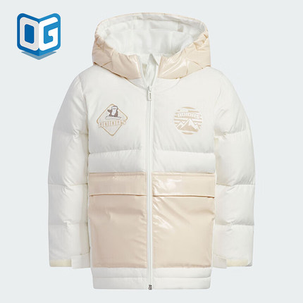 Adidas/阿迪达斯正品2023新款儿童保暖防风运动羽绒服IN5230
