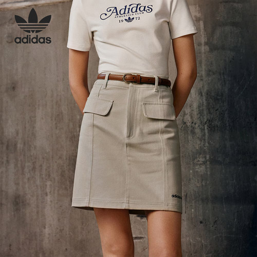 Adidas/阿迪达斯正品三叶草女士运动休闲耐穿短裙JP1432