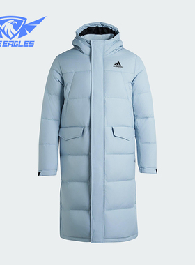 Adidas/阿迪达斯正品V L DOWN PARKA男士长款保暖羽绒服KF6747