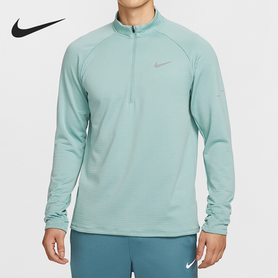 Nike/耐克官方正品2025冬季男士加绒保暖运动长袖T恤HV2708-017