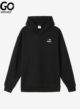 Puma/彪马正品PUMAS Hoody男士运动口袋休闲保暖刺绣连帽卫衣