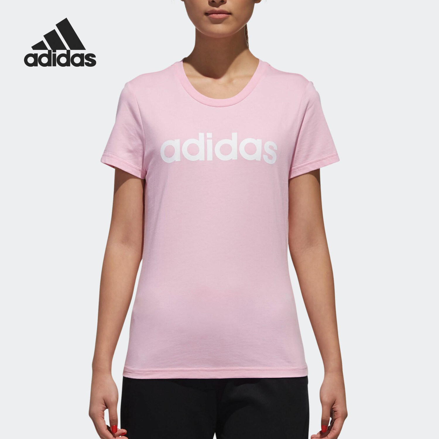 Adidas/阿迪达斯正品当季新款W CE TEE女子休闲运动短袖T恤DW7945,运动服/休闲服装,运动T恤,淘宝优惠券,粉丝福利购,淘宝优惠卷