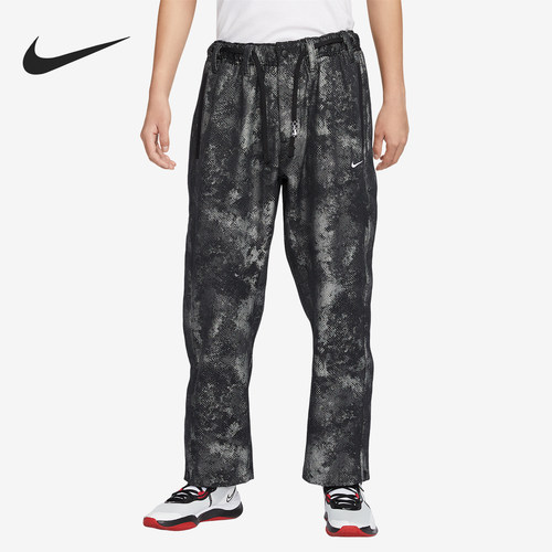 Nike/耐克正品当季新款男士宽松时尚印花梭织长裤FZ0649-010