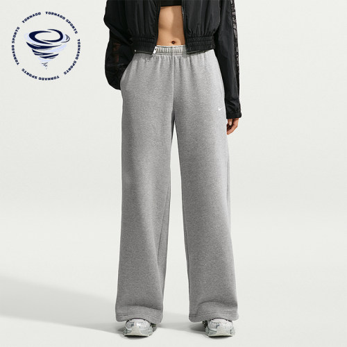 Nike/耐克正品Studio Fleece女士加绒阔腿运动长裤IM8103-063