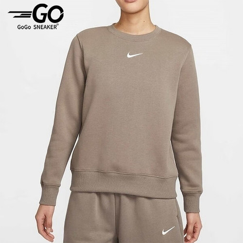 Nike/耐克正品2025新款女士宽松圆领运动保暖卫衣DQ5752-233