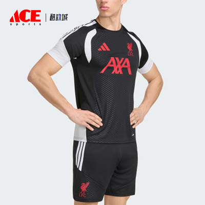 Adidas/阿迪达斯正品男士修身圆领短袖品牌Logo短袖T恤KB5771