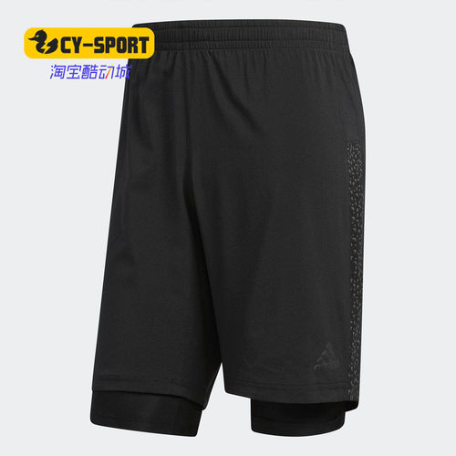 Adidas/阿迪达斯正品 潮流秋季男子运动休闲跑步梭织短裤 BQ7245