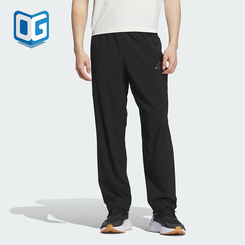 Adidas/阿迪达斯正品BOTTOMS男士耐穿梭织透气运动休闲裤KB5177