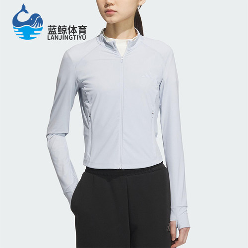 Adidas/阿迪达斯正品TECH KNIT JACKET女士经典防晒外套KE5780