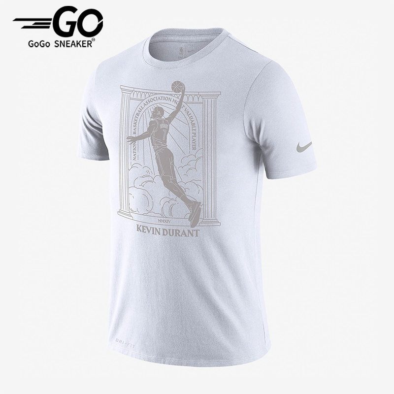 Nike/耐克正品2025男士训练篮球运动印花圆领套头短袖CT3998-100