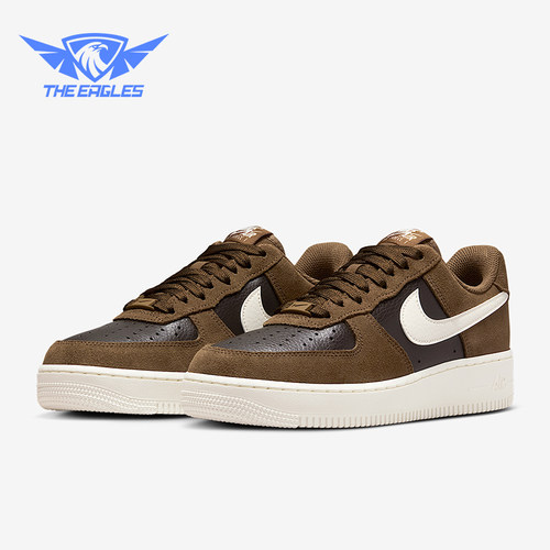 Nike/耐克正品Air Force 1女士低帮翻毛皮休闲轻便板鞋IO1914-235