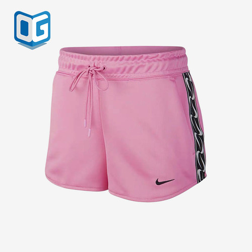 Nike/耐克正品刺绣抽绳系带运动直筒休闲舒适短裤CJ6318-610