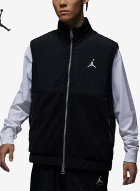 Nike/耐克官方正品 Jordan 男子舒适保暖运动休闲棉马甲 FD8629
