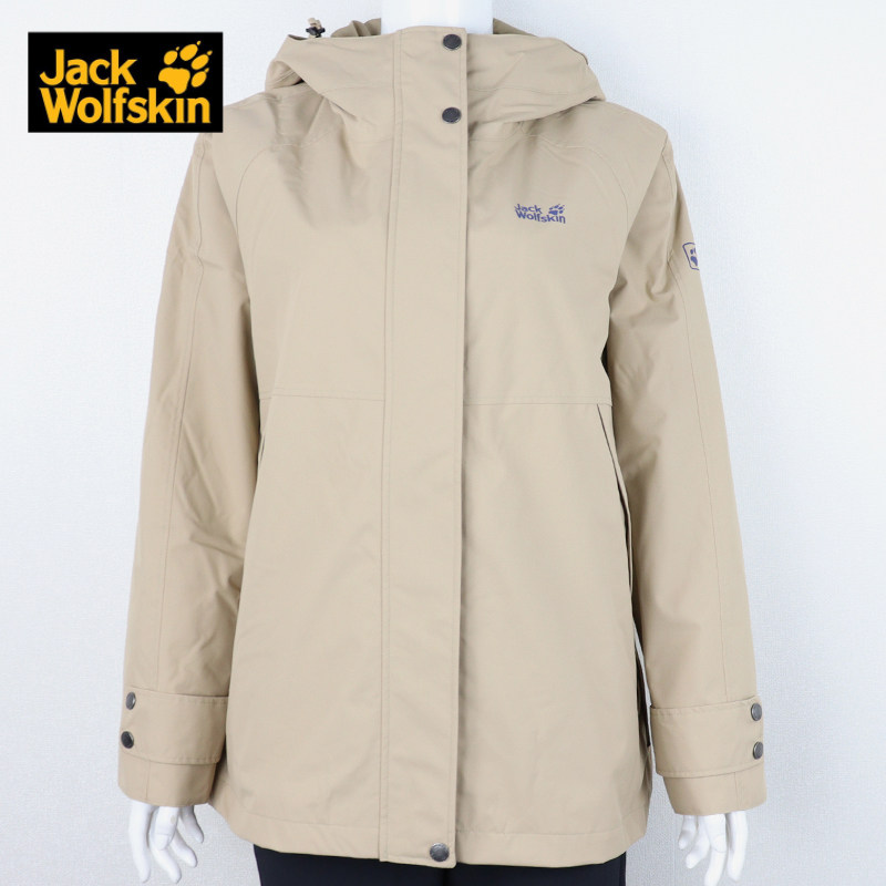 Jackwolfskin狼爪正品女子户外休闲三合一抓绒内胆冲锋衣5119242