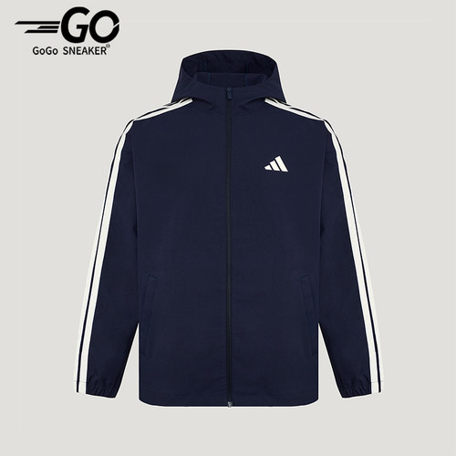 Adidas/阿迪达斯正品春秋男士拉链梭织运动复古夹克外套KV5945