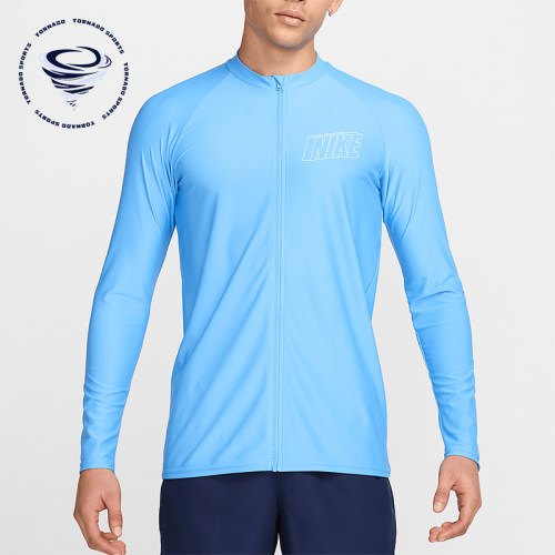 Nike/耐克正品Swim 3-D男士防晒日常经典透气长袖上衣FZ6161-412